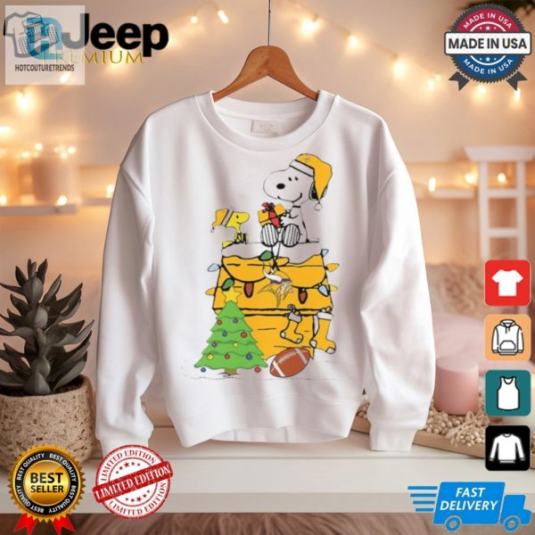 Snoopy Woodstock Vikings Xmas 2024 Shirt Funny Gift hotcouturetrends 1 2