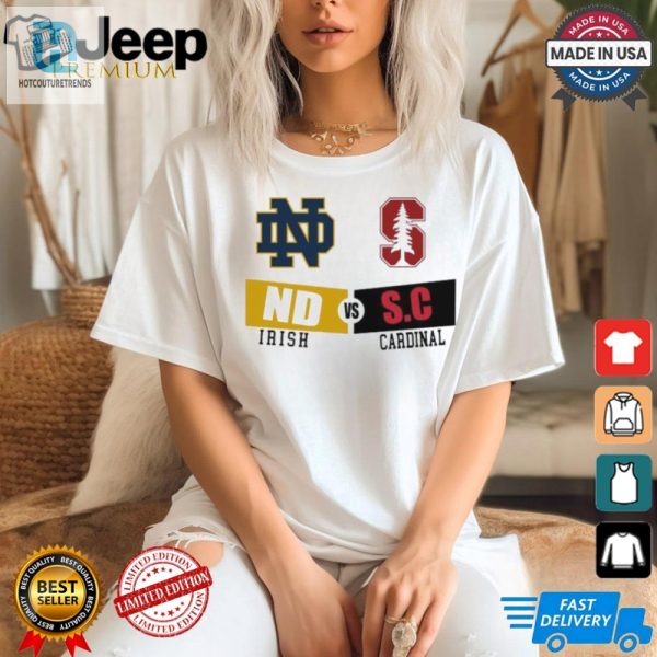 Clash Of Titans 2024 Hilarious Notre Dame Vs Stanford Tee hotcouturetrends 1 1