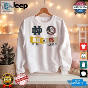 Epic Battle Tee Notre Dame Vs Florida State 2024 Clash hotcouturetrends 1 2