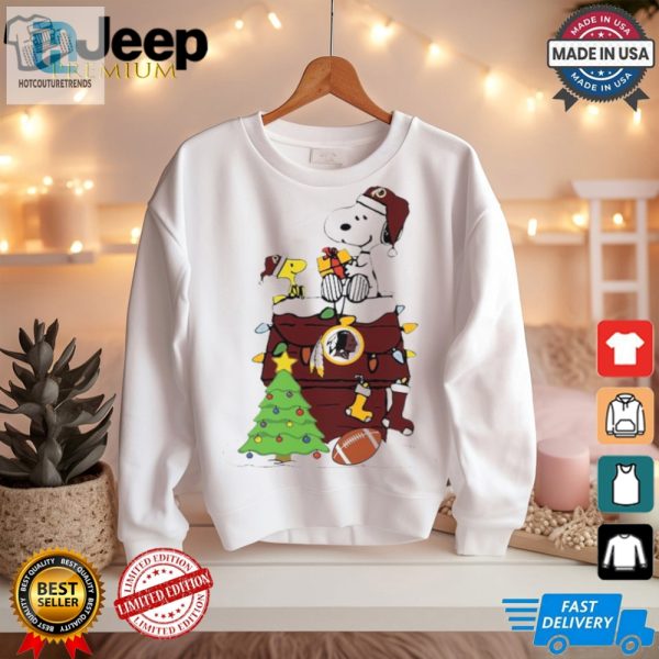 Funny Snoopy Woodstock Redskins Christmas 2024 Shirt hotcouturetrends 1 2