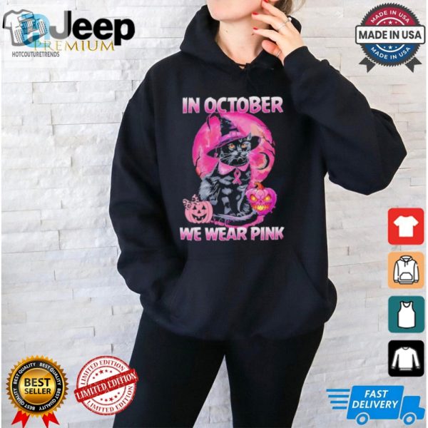 Official Witch Cat Pink 2024 Shirt October Humor hotcouturetrends 1 1