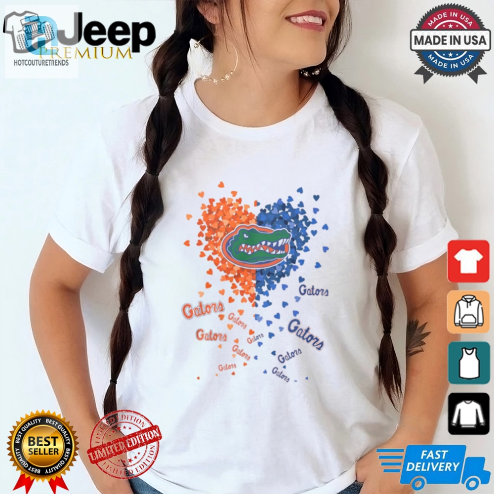 Lol Florida Gators Heart Shirt  Show Your Love  Laughs