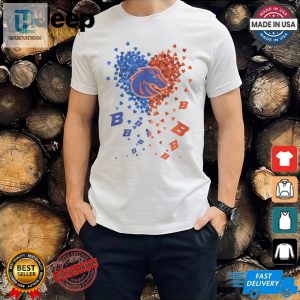 Fall In Love Boise State Broncos Heart Shirt Fun Unique hotcouturetrends 1 3