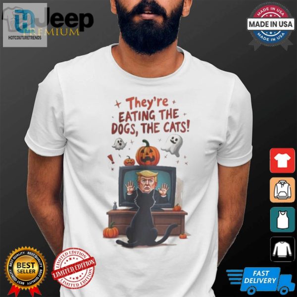 Funny Trump Quote Tshirt Eating Dogs Cats Humor Tee hotcouturetrends 1 2