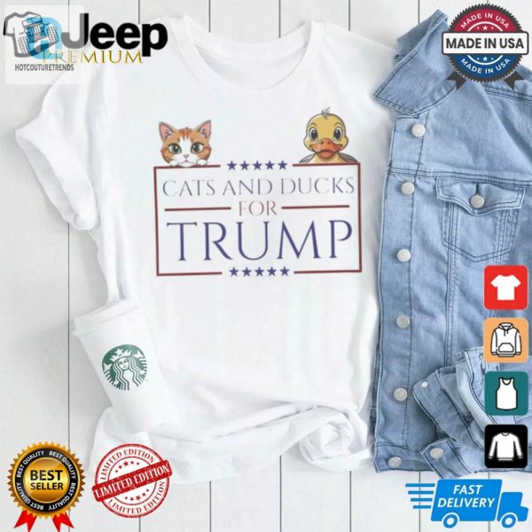 Funny Cats Ducks Trump Vance Shirt Unique Political Humor hotcouturetrends 1 3