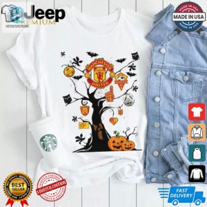 Spooky Fun Man Utd Halloween Tree Tshirt Unique Hilarious hotcouturetrends 1 3