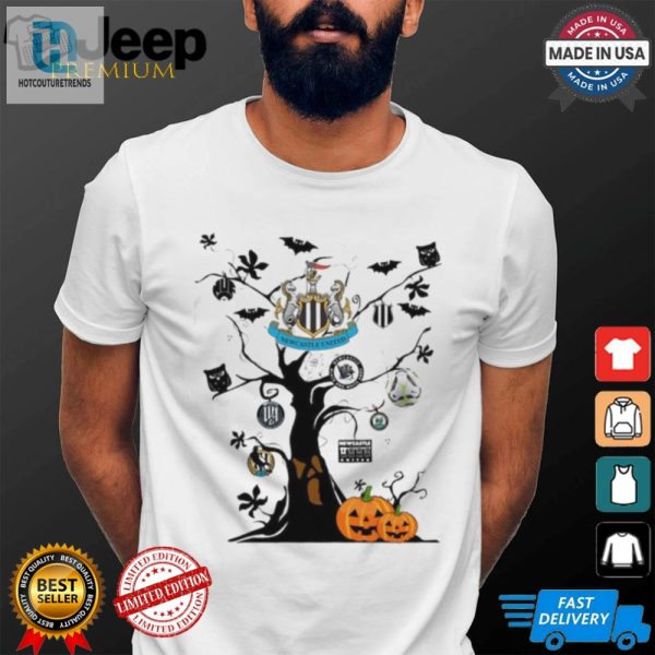 Newcastle United Spooky Tree Tee Unique Halloween Humor hotcouturetrends 1 2