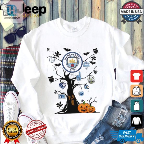 Spooky Man City Halloween Tee Haunt In Style Chuckles hotcouturetrends 1