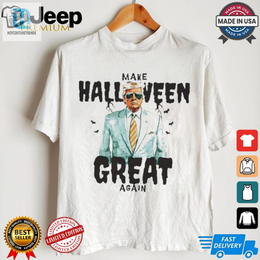 Make Halloween Great Again Shirt  Funny Trump Costume Tee