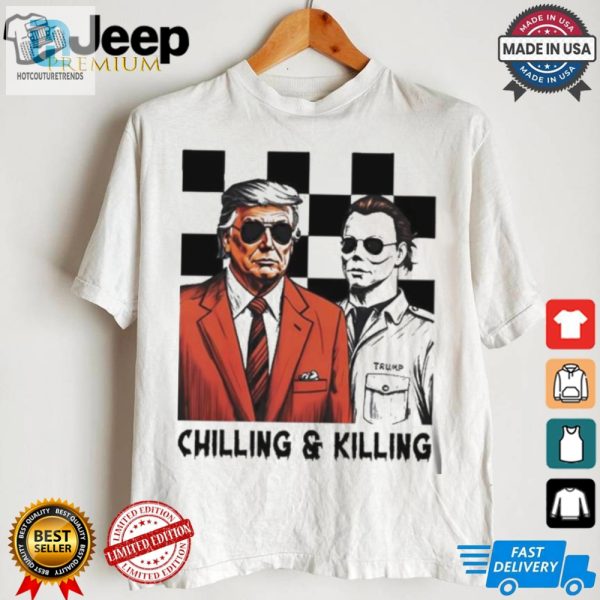 Get Laughs Trump As Michael Myers Chilling Shirt hotcouturetrends 1 1