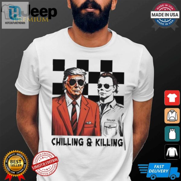 Get Laughs Trump As Michael Myers Chilling Shirt hotcouturetrends 1 2