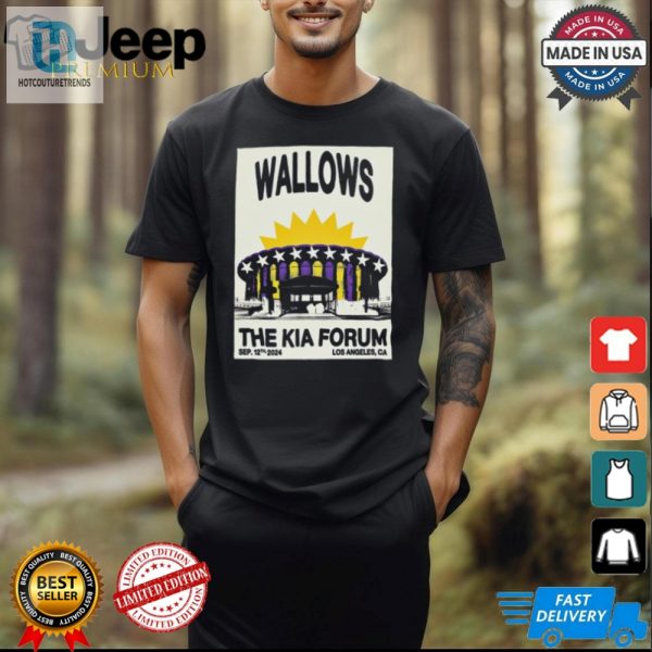 Get Your Groovy Wallows Kia Forum Tee Laugh In Style hotcouturetrends 1