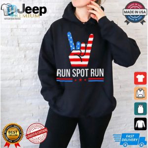 Run Spot Run 2024 Tee Hilarious Bipartisan Election Fun hotcouturetrends 1 2