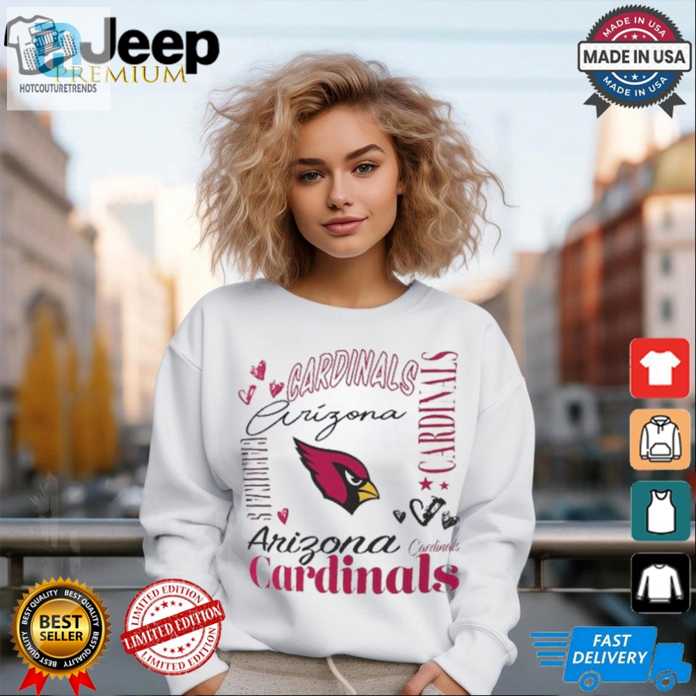 Score Big Laughs Arizona Cardinals Womens Tee By Carl Banks