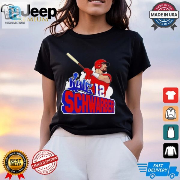 Funny Kyle Schwarber Philly Graffiti Baseball Tee hotcouturetrends 1