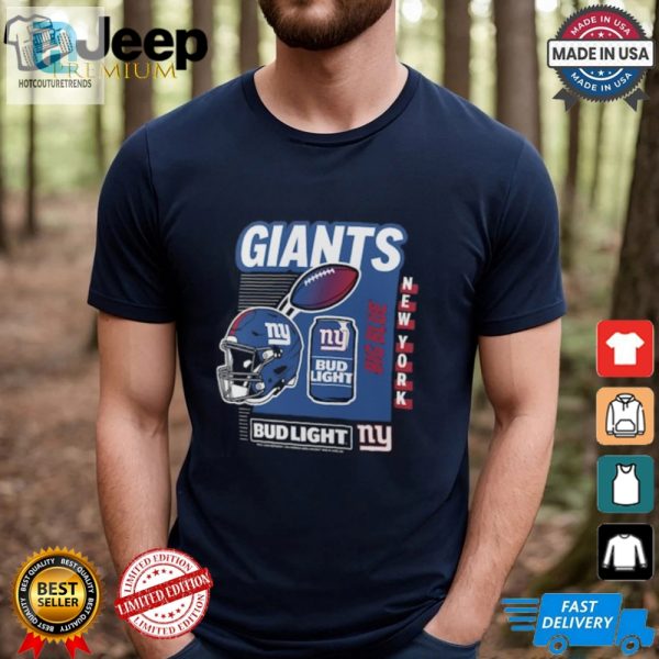 Score Big Laughs With Our Ny Giants Anheuser Busch Tee hotcouturetrends 1 2