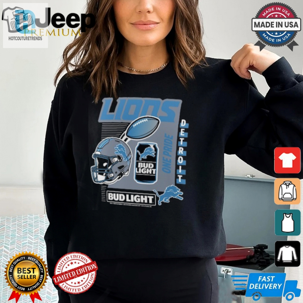 Get Roaring Detroit Lions Anheuser Busch Tee  Funny  Unique