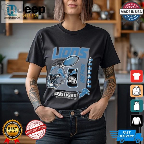 Get Roaring Detroit Lions Anheuser Busch Tee Funny Unique hotcouturetrends 1 3