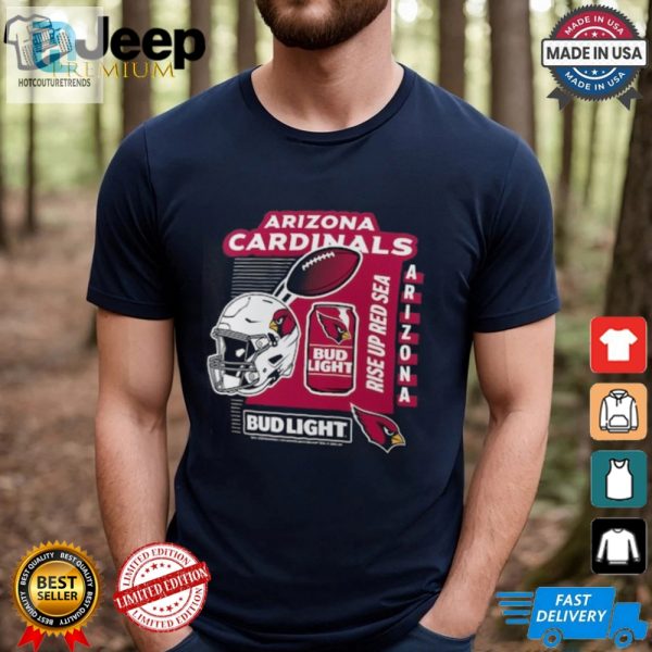 Score Big Laughs With Arizona Cardinals Anheuser Busch Tee hotcouturetrends 1 2