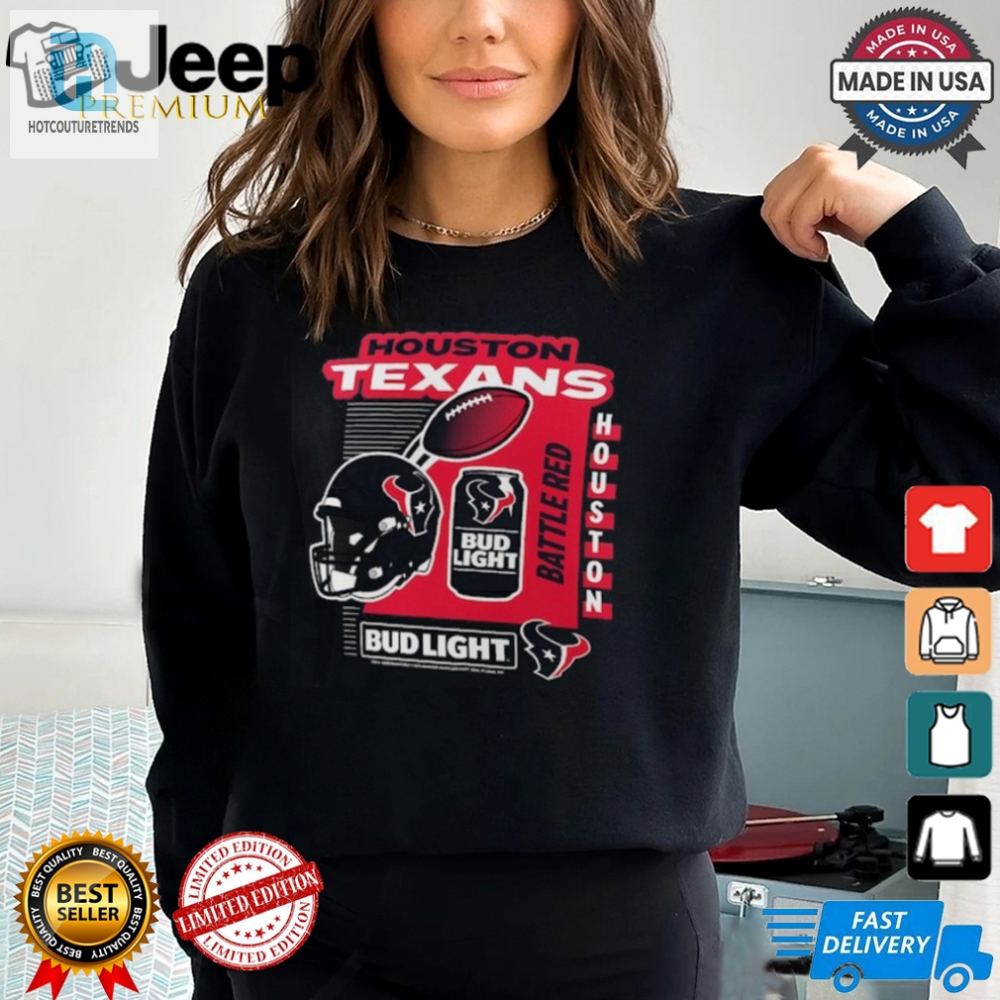 Get Brewed Up In Style Funny Houston Texans Fan Tshirt