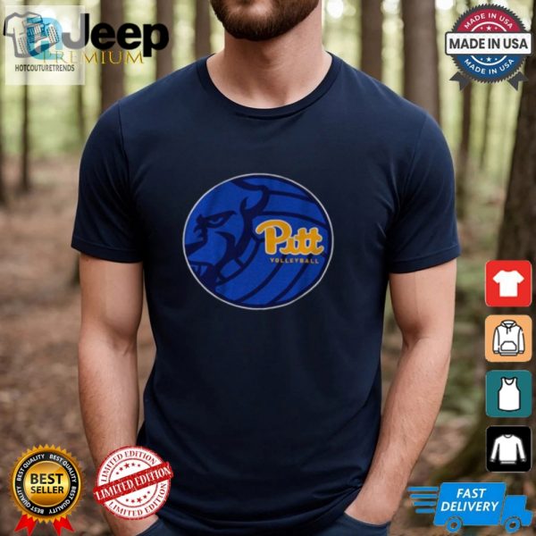 Spike Your Style Funny Pitt Panthers Volleyball Tee hotcouturetrends 1 2