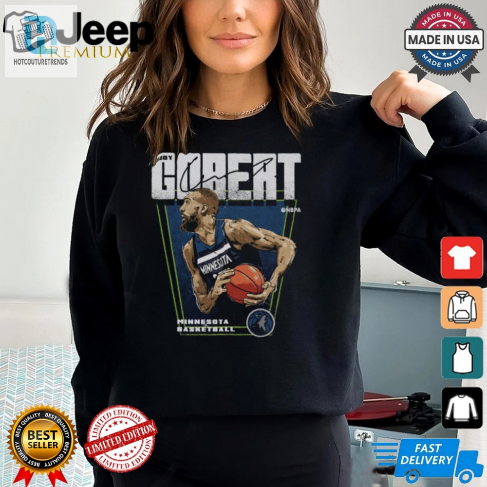 Get Dunked By Rudy Gobert Funny Timberwolves Shirt