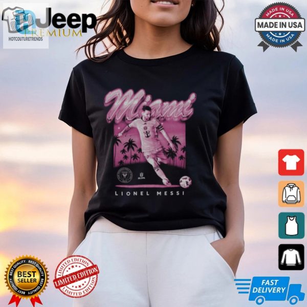 Get A Kick Out Of Leo Funny Messi Miami Bitmap Tee hotcouturetrends 1