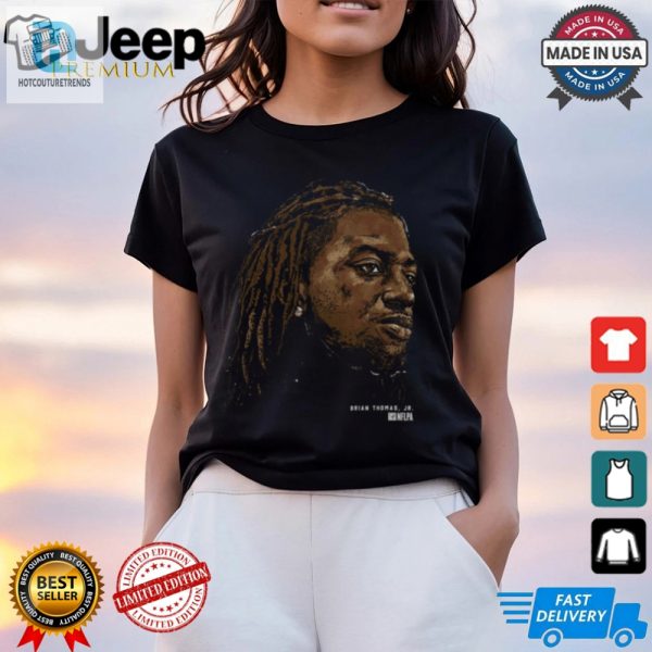 Get Laughs With Brian Thomas Jr. Jacksonville Portrait Tee hotcouturetrends 1