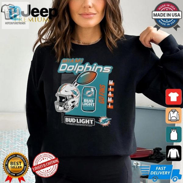 Fins Grins Miami Dolphins Anheuser Busch Tee hotcouturetrends 1 1