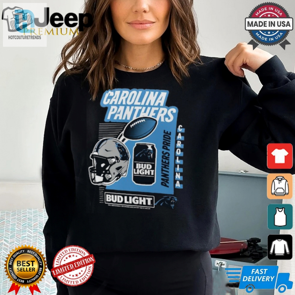 Score Big Laughs With Carolina Panthers Anheuser Busch Tee