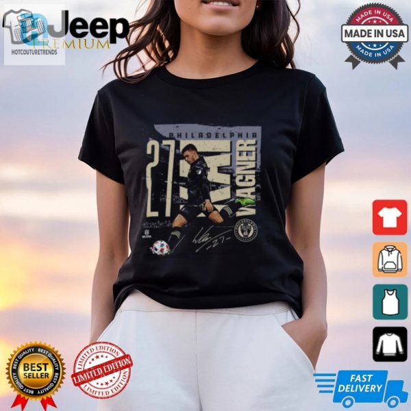 Score Big Laughs With Kai Wagner Philly Union Stadium Tee hotcouturetrends 1