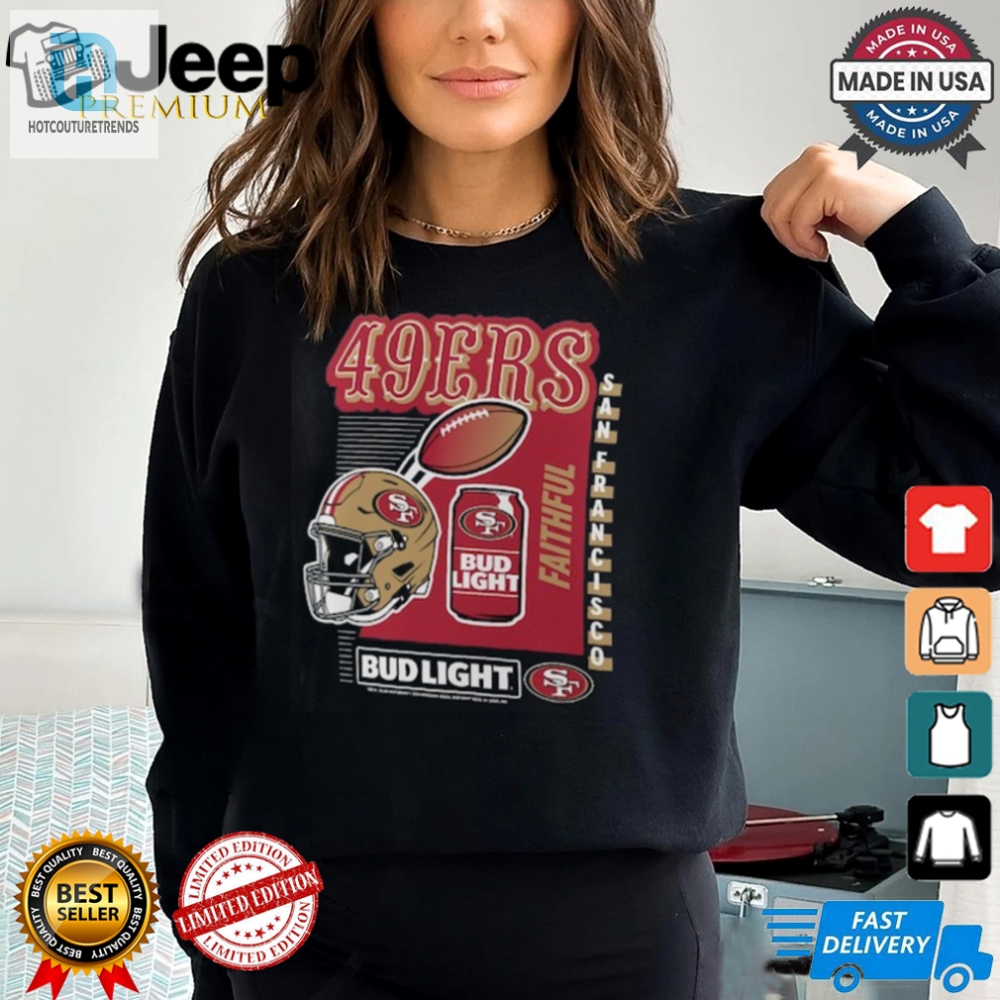 Get Blitzed Funny 49Ers Anheuser Busch Tee