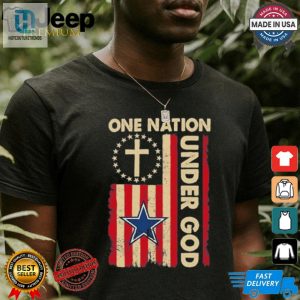 Godly Cowboys Unite Hilarious One Nation Logo Tee hotcouturetrends 1 1