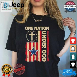 Godly Cowboys Unite Hilarious One Nation Logo Tee hotcouturetrends 1 3