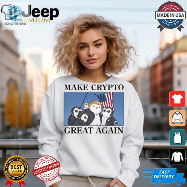 Funny Penguin Beau Crypto Tshirt Make Crypto Great Again hotcouturetrends 1 2