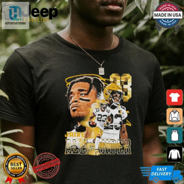 Score Big Laughs With Jaire Alexander Vintage Packers Tee hotcouturetrends 1 1