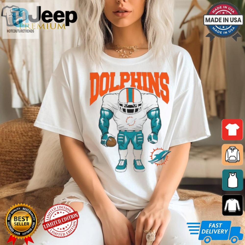 Get Your Laugh On Miami Dolphins Brute Squad Tee