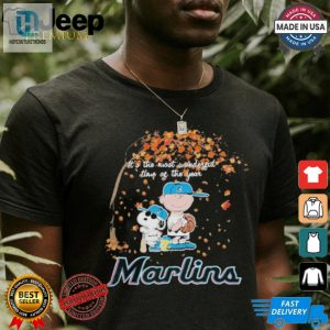 Peanuts X Marlins 2024 Shirt The Funniest Holiday Gear hotcouturetrends 1 1