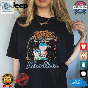 Peanuts X Marlins 2024 Shirt The Funniest Holiday Gear hotcouturetrends 1 3