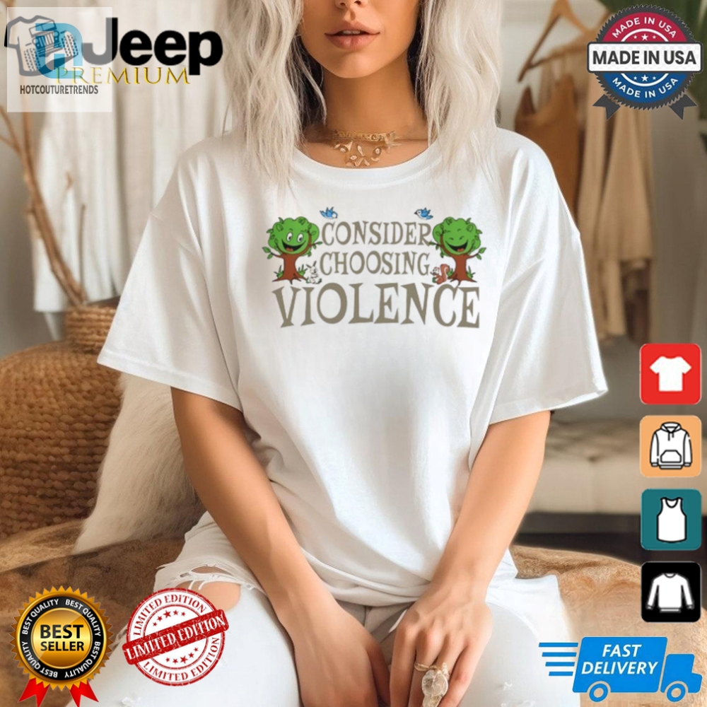 Funny  Unique Adrianne Curry Choose Violence Tee