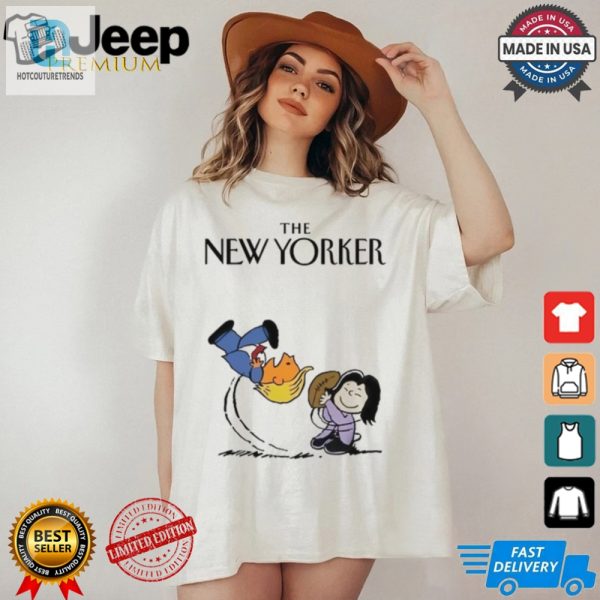 Funny Kamala Harris Trump Peanuts Tee Unique New Yorker Style hotcouturetrends 1 1