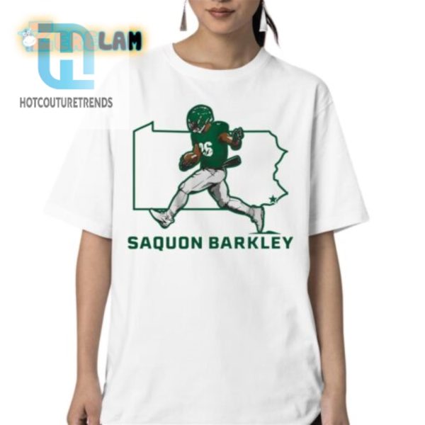 Rock The Nest With Saquon Barkleys Fun Eagles Tee hotcouturetrends 1