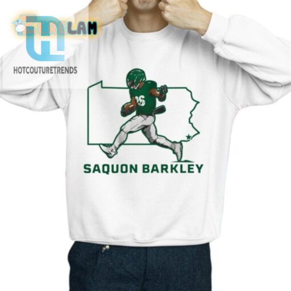 Rock The Nest With Saquon Barkleys Fun Eagles Tee hotcouturetrends 1 2