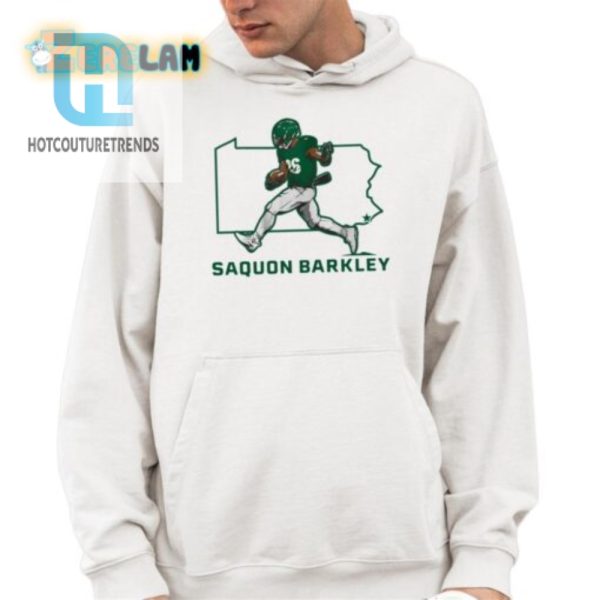 Rock The Nest With Saquon Barkleys Fun Eagles Tee hotcouturetrends 1 3