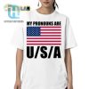 Proudly Patriotic Pronouns Usa Flag Tee With A Twist hotcouturetrends 1