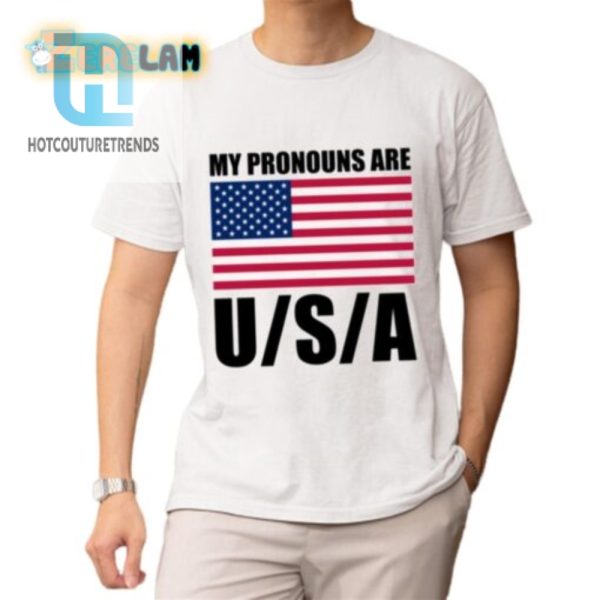 Proudly Patriotic Pronouns Usa Flag Tee With A Twist hotcouturetrends 1 1