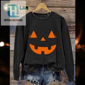 Funny Pumpkin Face Sweatshirt Perfect For Halloween Fun hotcouturetrends 1 1