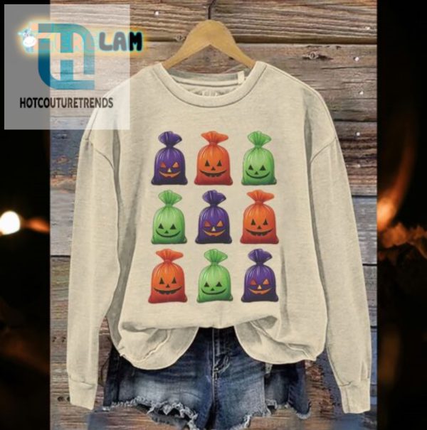 Trickortreat In Style Funny Candy Bag Sweatshirt hotcouturetrends 1