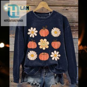 Tickled Pink Quirky Pumpkin Patch Sweatshirt For Fun Fashion hotcouturetrends 1 1