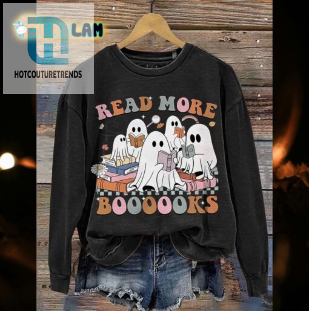 Spooky Teacher Halloween Sweatshirt Read More Books In Style